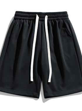 夏季多巴胺彩色运动短裤男ins潮牌跑步休闲中裤美式街头五分裤子