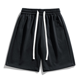 街头五分裤 夏季 美式 男ins潮牌跑步休闲中裤 子 多巴胺彩色运动短裤