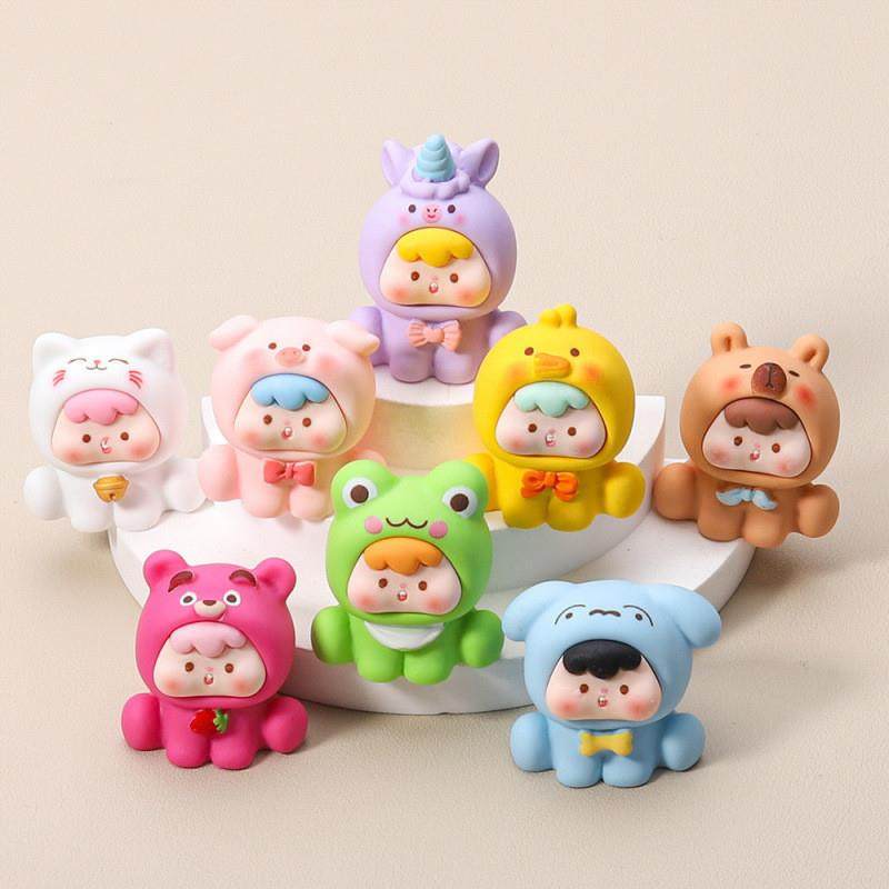 萌宝动物崽崽汽车中控台摆件