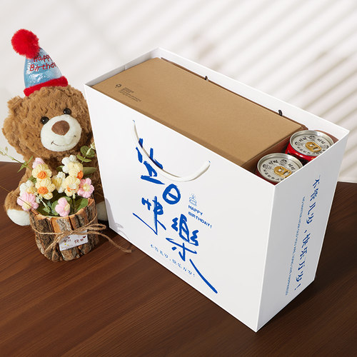 七夕高级生日礼品袋礼袋包装袋衣服手提袋零食礼物袋纸袋子大号女