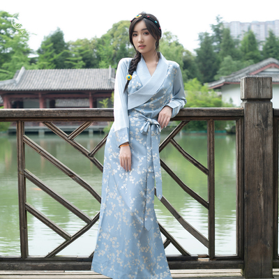 藏式青梅花藏族服装女夏季薄款