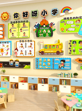 幼小衔接幼儿园教室黑板报