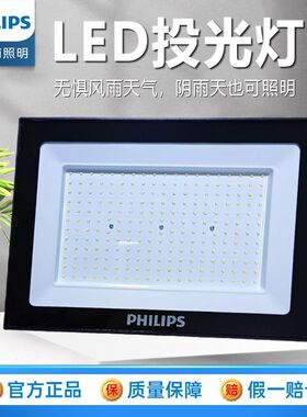 飞利浦led投光灯10W20W30W50W100W150W200w庭院户外bvp泛光灯IP65