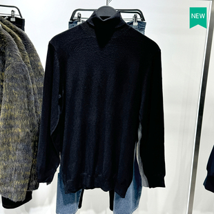 秋季 0304320 新款 欧美简约高领套头毛衣针织打底衫 800 男装 柜299