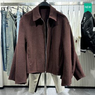 春季 fit夹克毛呢外套ZA5854401 新品 羊毛混纺boxy 610 男装 柜799