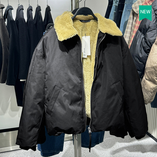 柜699！冬季新款男装翻领内里加绒毛领夹克厚款外套3286306 800