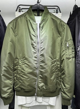 柜699！秋冬新款飞行员棉服男士夹棉棒球服棉衣薄棉外套3918 425