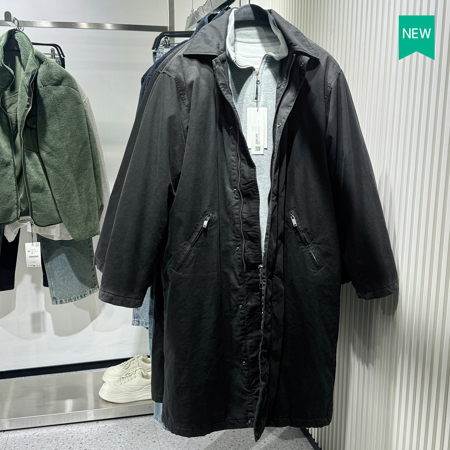 柜1099！冬季新品男装棉服宽松水洗牛仔长款大衣外套7380398 800,男装,风衣,淘宝优惠券,粉丝福利购,淘宝优惠卷