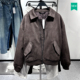 秋季 新品 男装 柜549 绒面质感拉链棉服夹克棉衣外套6318302 700