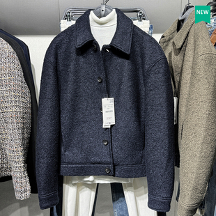 多色选珠皮呢boxy 男装 fit夹克外套7380180 秋冬新品 柜799