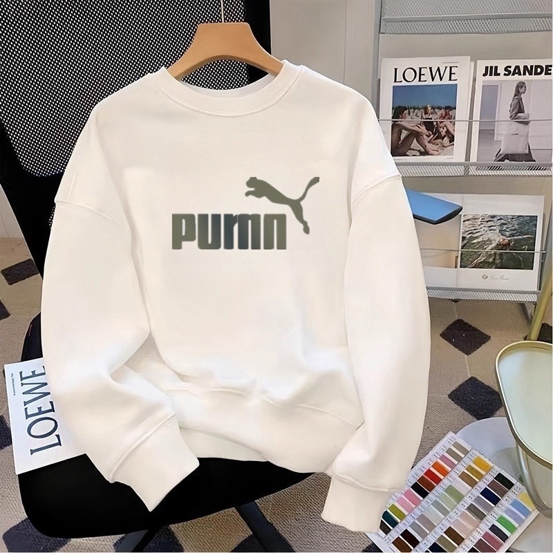 【奥莱】奥莱特斯纯棉卫衣男士秋冬加绒圆领运动长袖休闲打底衫潮