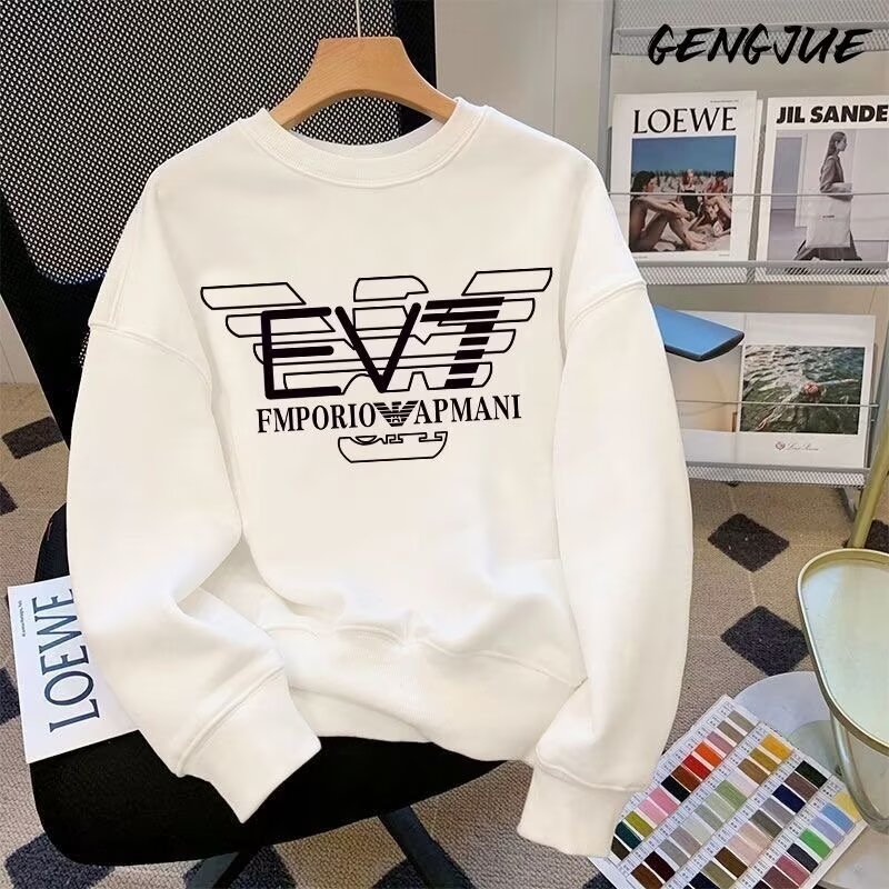 美式复古重磅套头卫衣秋冬