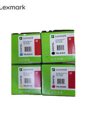 利盟原装耗材79L3HKO/CO/MO/YO碳粉 适用CX950 CX951 MX953打印机