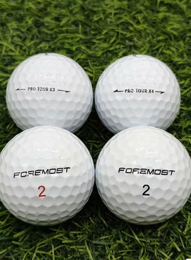 包邮FOREMOST台湾品牌球 三层四层球三线球软球包邮高尔夫二手球