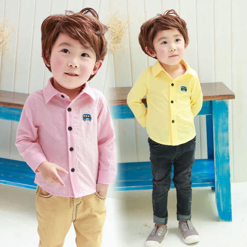 Chemise garcon à manche longue - Ref 2073791 Image 1