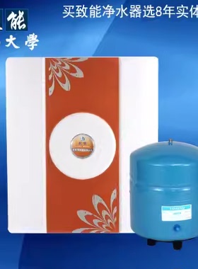 致能 双水机净水器RO反渗透纯水机6级滤芯过滤自来水净化机