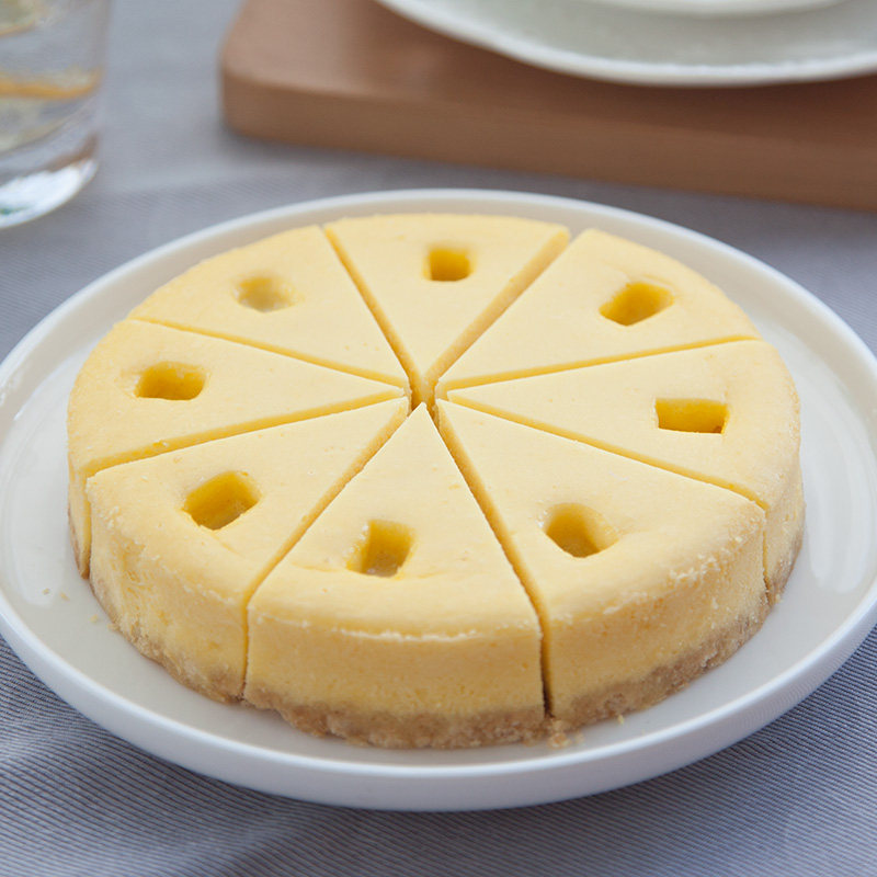 火烧雪榴莲重芝士蛋糕乳酪甜品生日礼物烤芝士蛋糕零食甜点包邮