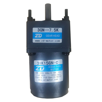 中大15W定速交流减速电机马达3IK15GN-C/3GN7.5K