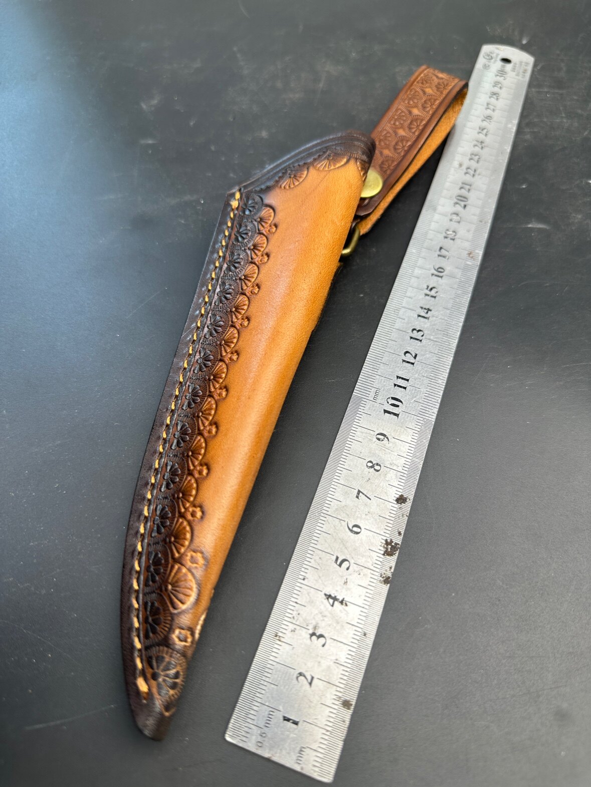 皮套北欧小直刀套刀鞘套子刀具保护套户外野营工具水果刀套植鞣革