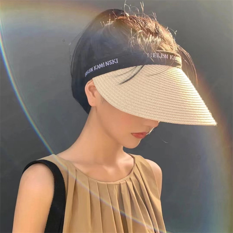 空顶帽出游韩版女夏季大檐遮阳