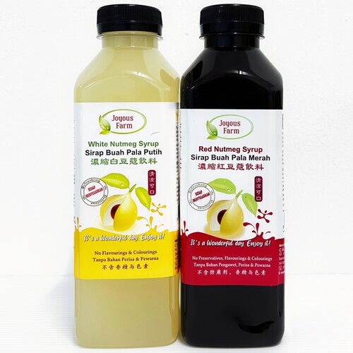 马来西亚 Penang Joyous Farm 槟城白豆蔻汁红豆蔻汁 500ml