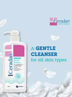 包邮 Ceradan Gentle Cleanser 溫和非鹼性沐浴露 (不含類固醇)