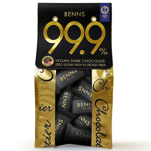 马来西亚代购 BENNS Dark Chocolate  99% 贝纳丝黑巧克力 138g