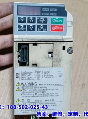 议价，安川变频器CIMR-JBBA0003BAA 0.75/0.4