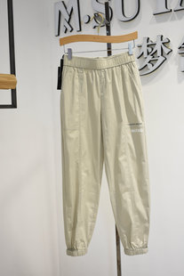 梦舒雅女裤2026早春季新款11288153专柜休闲时尚松紧腰修身萝卜裤