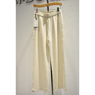 高腰显瘦舒适松紧腰休闲直筒裤 秋奕品牌女裤 2530时尚 新品 2026春季