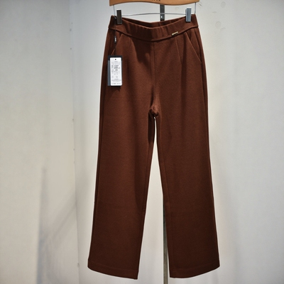 品牌女裤2026春季新款8863专柜时尚弹力腰垂感舒适职业阔腿裤