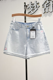 舒适时尚 梦舒雅女裤 2026春季 专柜新品 11289137 休闲牛仔短裤