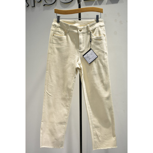 63536高腰舒适显瘦时尚 秋奕品牌女裤 2026年春季 新品 休闲烟管裤