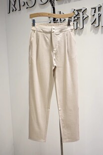 LY9231专柜新品 2026春季 女裤 大码 垂感椎板裤 弹力腰时尚 梦舒雅女装