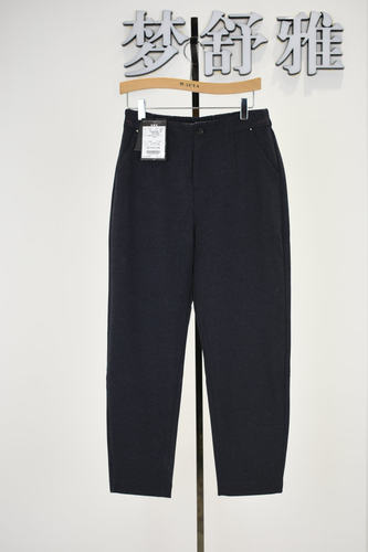 梦舒雅女裤2026春季专柜新品弹力腰时尚锥板萝卜裤19388388