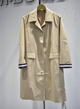 斐格利亚女装2026年春季新款AF591舒适时尚简约气质长款风衣