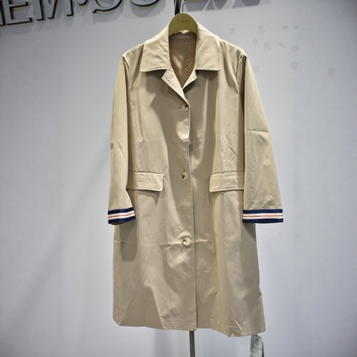 斐格利亚女装2026年春季新款AF591舒适时尚简约气质长款风衣