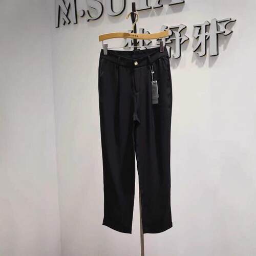 梦舒雅2024秋季弹力腰大码椎板裤