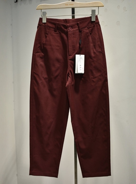 品牌折扣女裤2026春季专柜时尚新品萝卜裤弯刀裤G1981