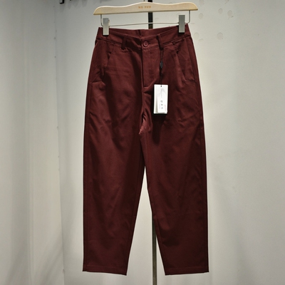 品牌折扣女裤2026春季专柜时尚新品萝卜裤弯刀裤G1981