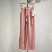 舒适松紧腰垂感阔腿裤 杜鹃鸟女裤 9207专柜时尚 新款 2026春季