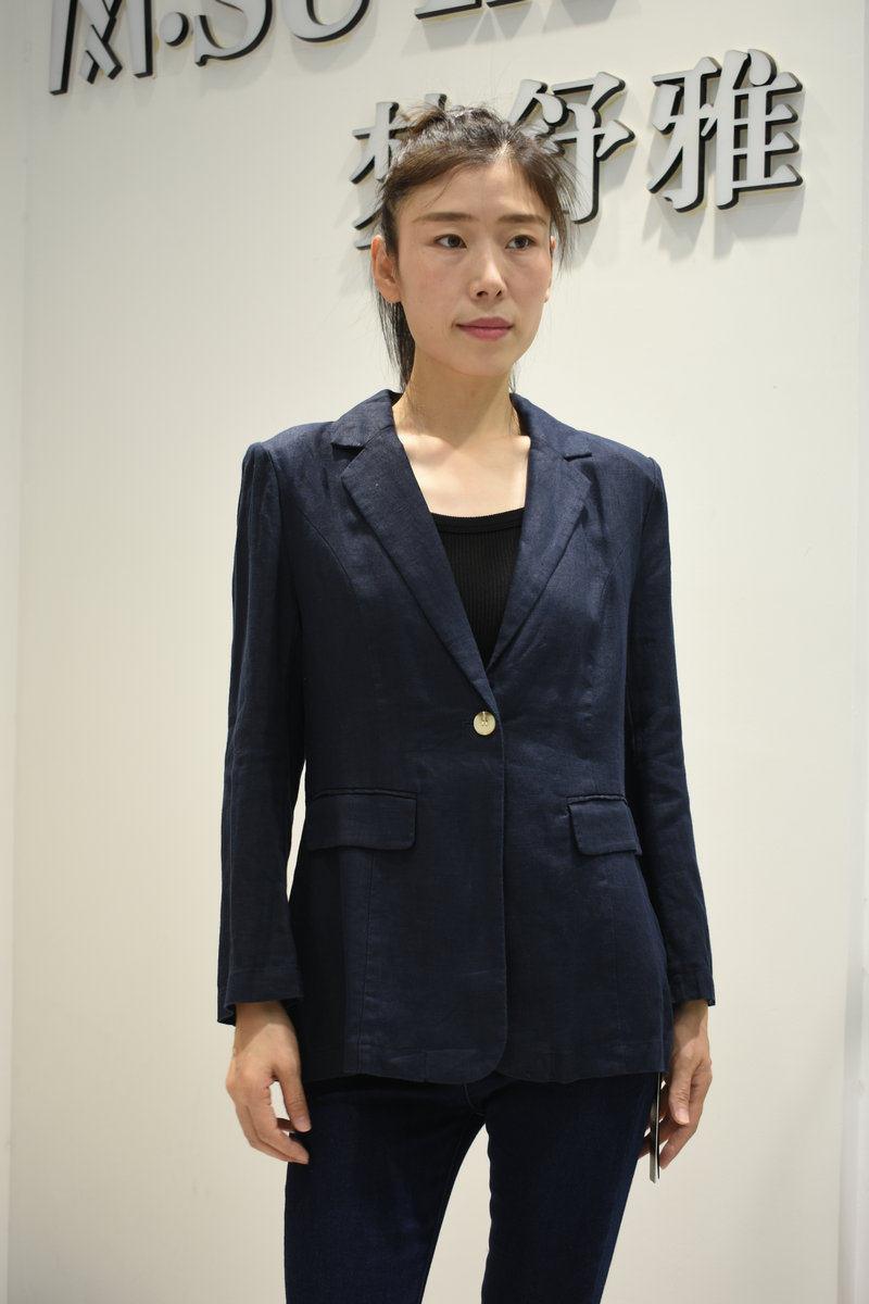 梦舒雅女装2026春季新款61182052专柜新品时尚舒适面料西装