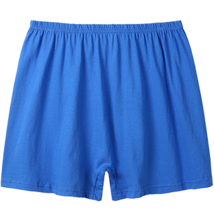 爸爸男士内裤纯棉高腰中老年平角裤衩大码宽松老人爷爷四角短裤头