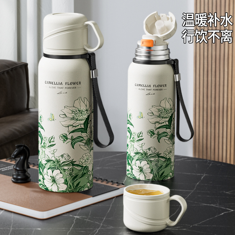 新款316不锈钢大容量保温杯