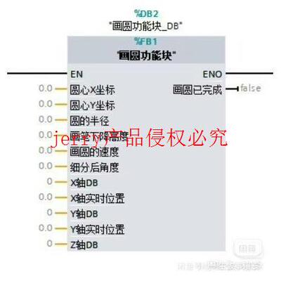 西门子1200PLC博途画圆、五角星、正多边形、直线插补功能
