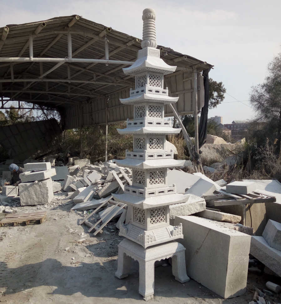 户外石灯塔五层宝塔工艺品五层塔园林景观石塔寺庙文昌塔佛塔摆件