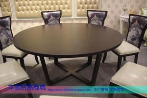 新品会所餐桌酒店电动大圆桌火锅饭店餐厅宴会椅餐厅包厢民宿圆桌