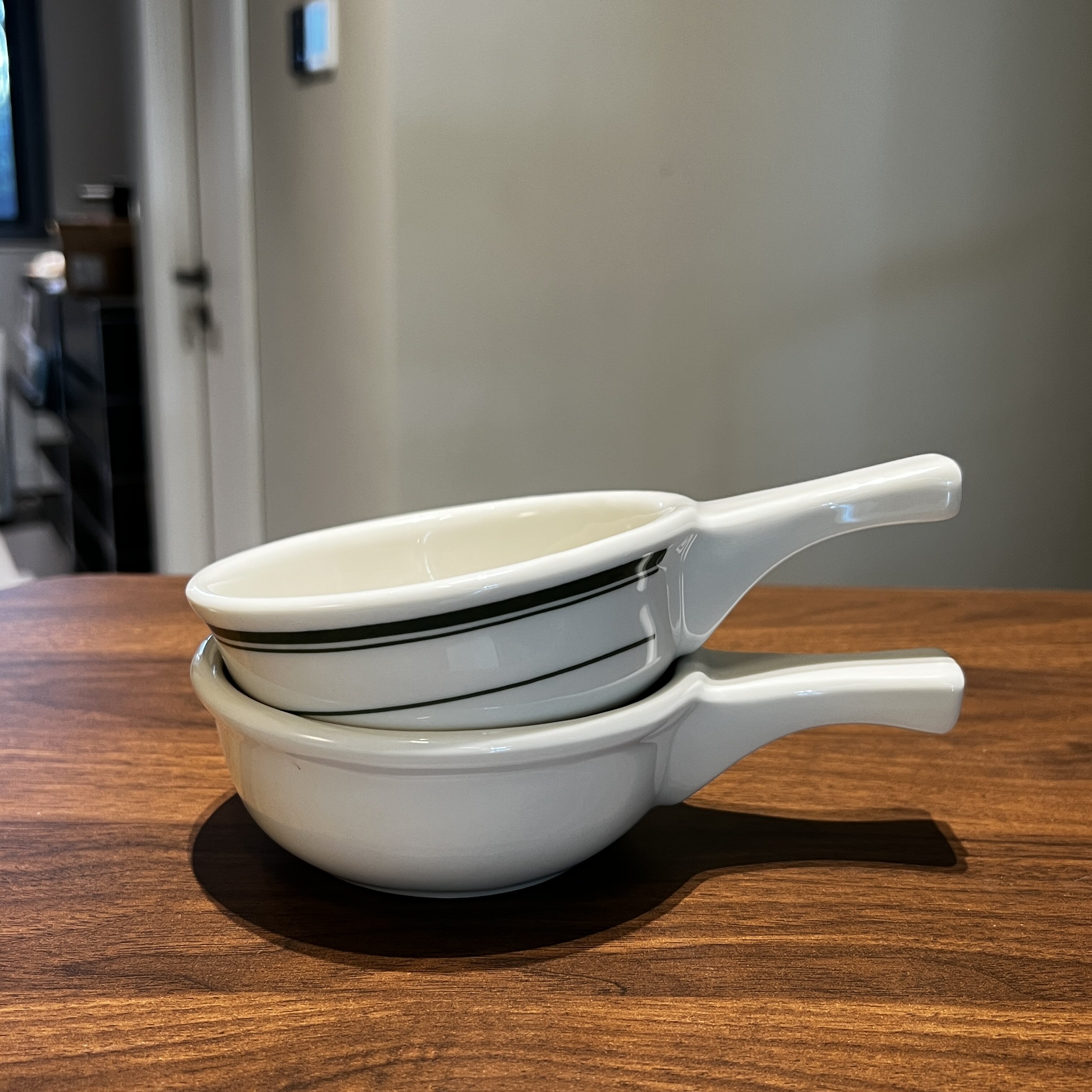 代购美式带把手韩式米酒碗陶瓷宝宝辅食水果早餐燕麦酸奶碗打蛋碗图片