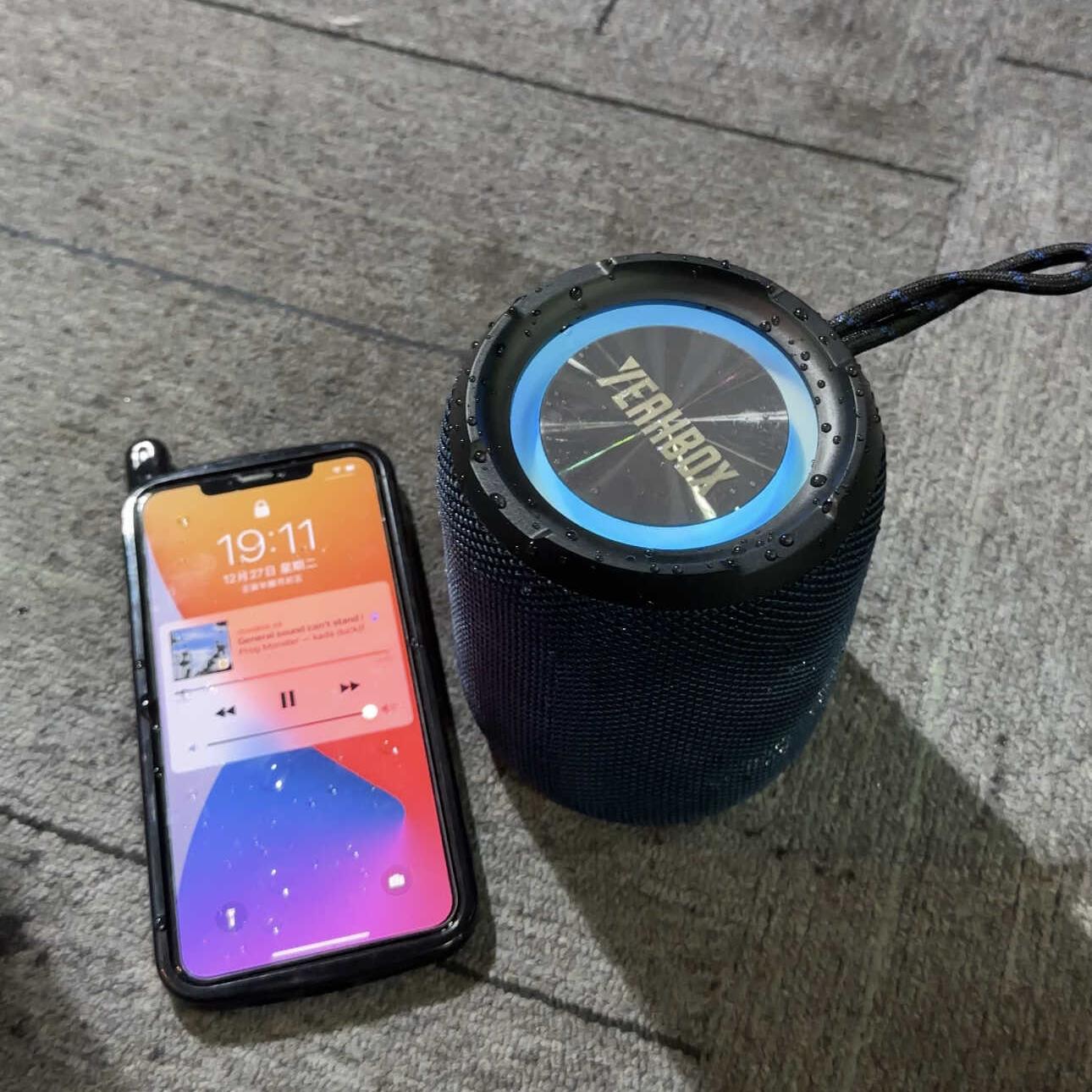 YEAHBOX-A8蓝牙音箱40W大功率超重低音炮防水音箱大音量户外运动