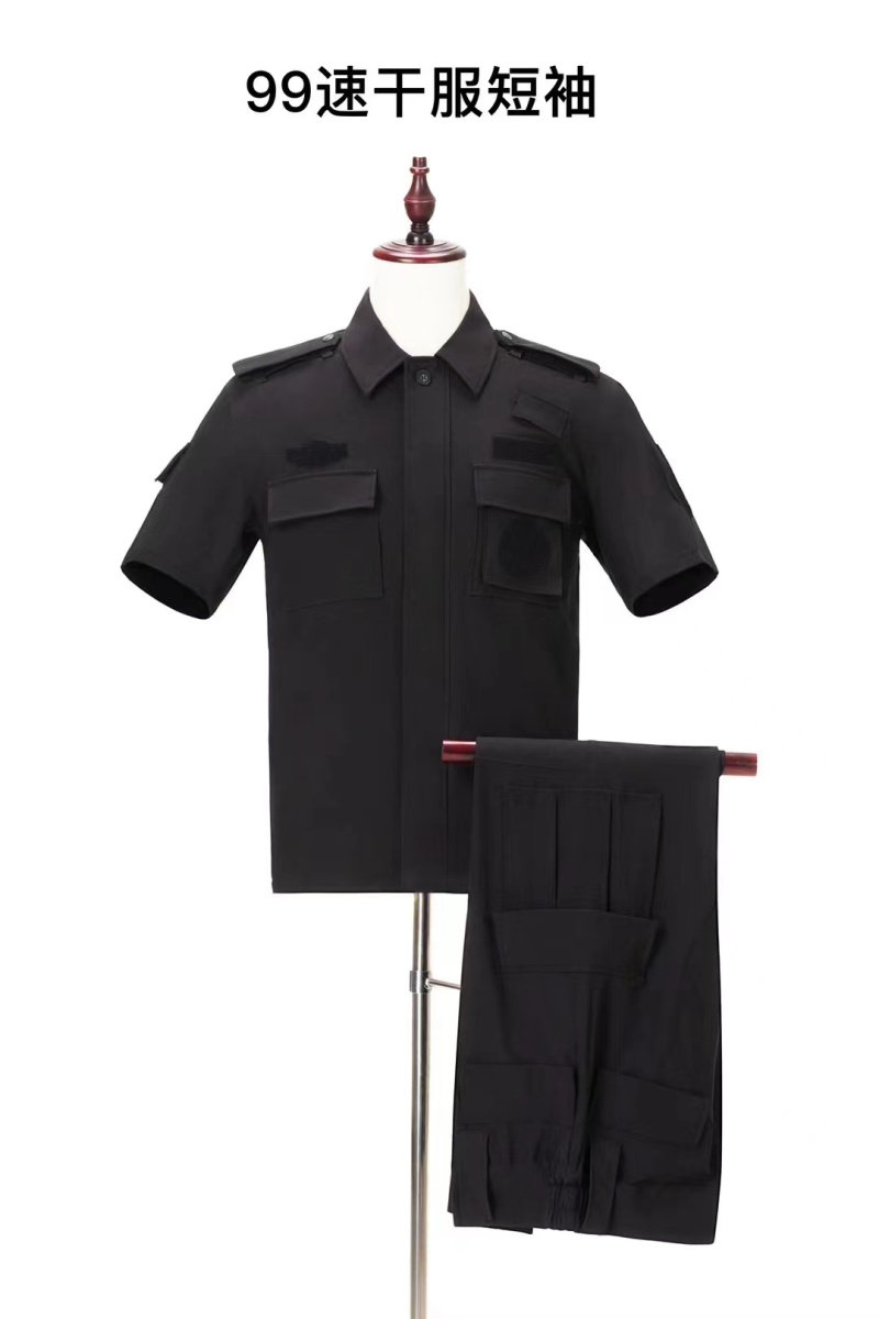保安工作服夏季套装男短袖保安服作训外套/套装/野战